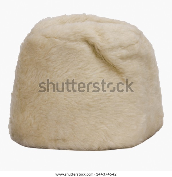Empty Linen Sack Isolated On White 
