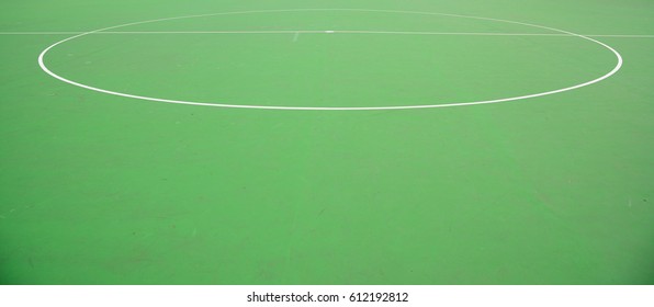 Closeup Futsal Field.