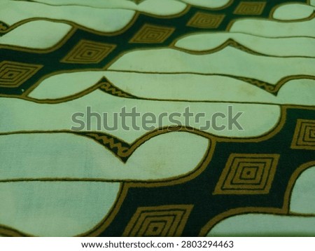 Close-up of geometric pattern with shapes and lines