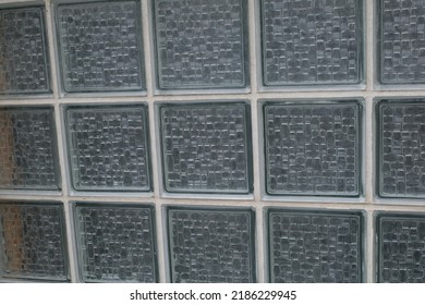 Close-up Glass Tile Wall Background