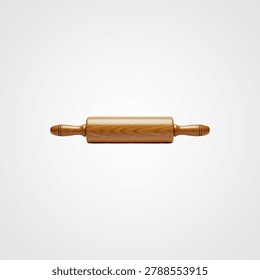 Close-up of a gold-colored metal hook with a rectangular wooden handle