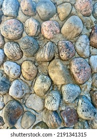  Closeup Of Granite River Rock Stone Wall