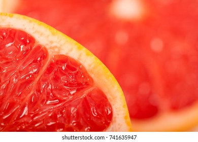 Close-up of a grapefruit