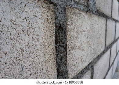 Closeup Grey Block Wall Stock Photo 1718958538 | Shutterstock