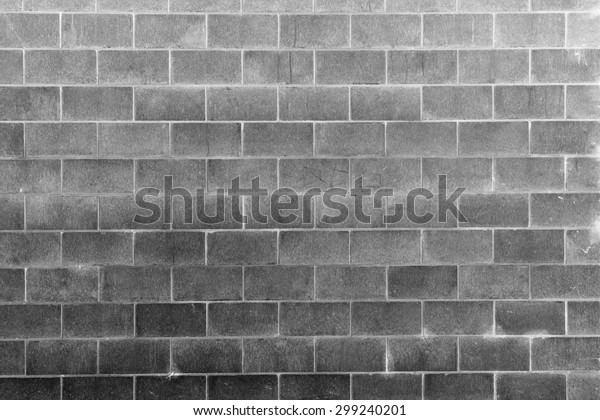 Closeup Grey Block Wall Stock Photo 299240201 | Shutterstock