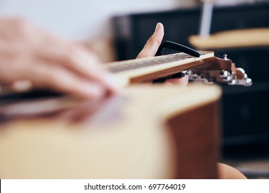 Close-up guitar                               