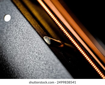 Close-up of a Guitar String