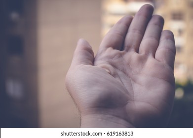 closeup of hand