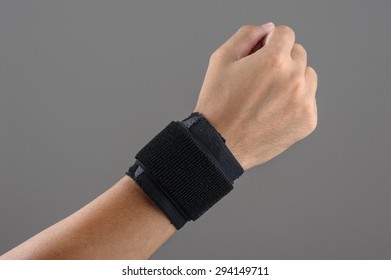 Closeup Hand With Wrist Support 