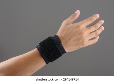 Closeup Hand With Wrist Support 