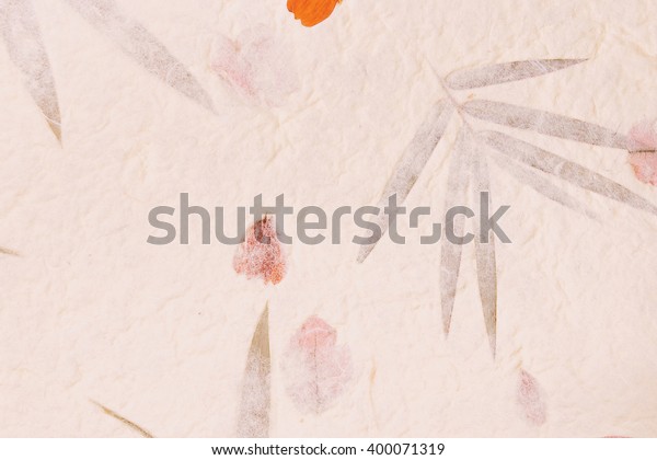 Closeup Handmade Paper Texture Background Leaf Stock Photo Edit