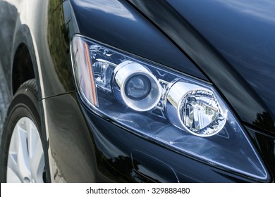 Closeup Headlights Car Stock Photo 329888480 | Shutterstock