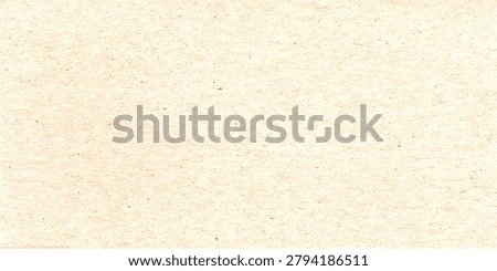 A close-up, high-resolution texture of recycled light brown craft paper, showing natural fibers, subtle speckles, and the organic grain of the material.