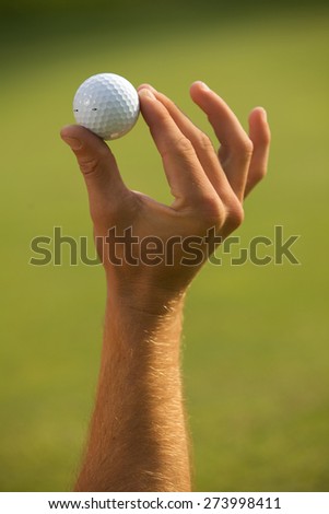 Similar – Image, Stock Photo tee Golf Sports Wood Iron