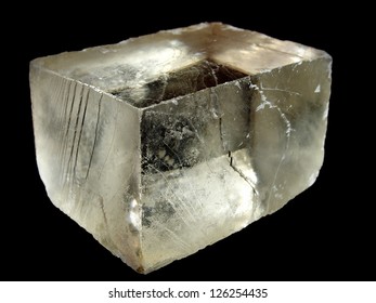 A Close-up Of Iceland Spar