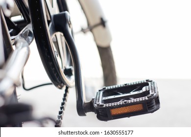 Close-up Image Of Bicycle Pedal