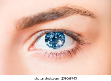 diamond color eyes