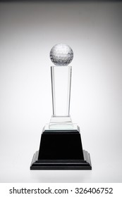 A Close-up Image Of A Golf Trophy.