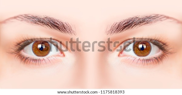 Closeup image of hazel\
eyes