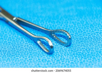 Closeup Image Of Medical Surgical Sponge Holder Tip. Selective Focus - Shutterstock ID 2069674055