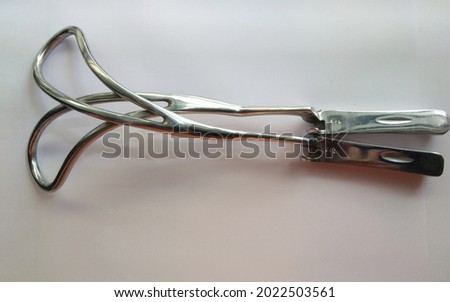 Closeup Image Of Obstetrical Forceps Or Baby Forceps, Forceps delivery.