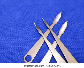 Closeup Image Of Orthopedic Surgical Instrument Hohmann Retractor