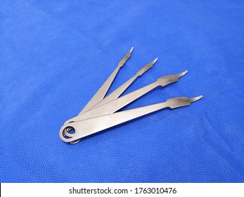 Closeup Image Of Orthopedic Surgical Instrument Hohmann Retractor