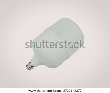 A close-up image of a single white LED bulb against a plain white background. The bulb has a cylindrical shape with a standard screw base.