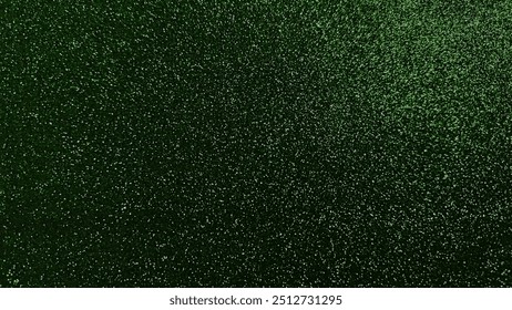 A close-up image of a surface covered in a dense layer of dark green glitter. The glitter particles are small and tightly packed, creating a dazzling and iridescent effect. The image evokes a sense of - Powered by Shutterstock