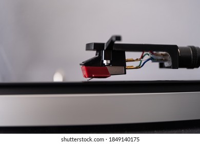 Closeup Image Of A Turntable Stylus