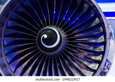 Close-up of Jet engine. Engine maintenance - Powered by Shutterstock