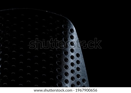 Similar – Image, Stock Photo small hole in the wood you can see the blue sea