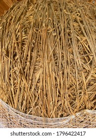 Closeup Of Large Ball Of Twine