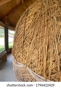 Closeup Of Large Ball Of Twine