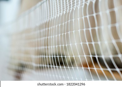 Close-up of the lattice pattern