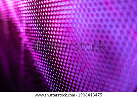 CloseUp LED blurred screen. LED soft focus background. abstract background ideal for design.