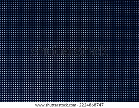 Closeup of LED screen with pixels background texture