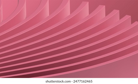 Close-Up of Light Pink Paper Stack Smooth Machine-Made Sheets with Darker Pink Flecks. Light Pink Paper Stack with Dark Flecks and Unaligned Edges.