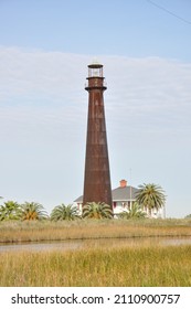 Closeup Of Lighthouse At Galveston, TX