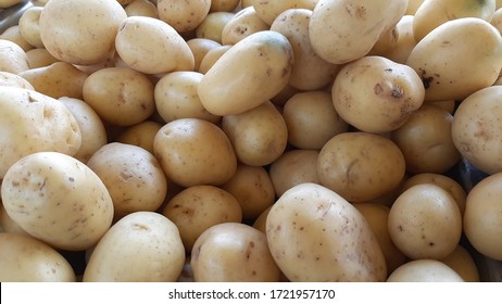 Close-up Look For Potatos Vegitables