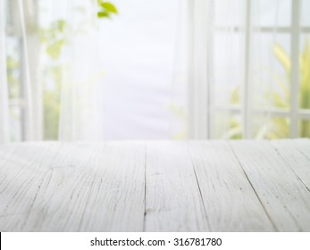 close-up look at wooden with morning bright - Shutterstock ID 316781780
