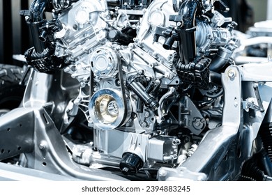 close-up of machine in car