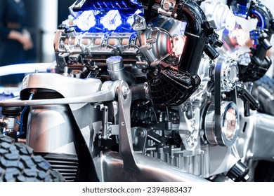 close-up of machine in car