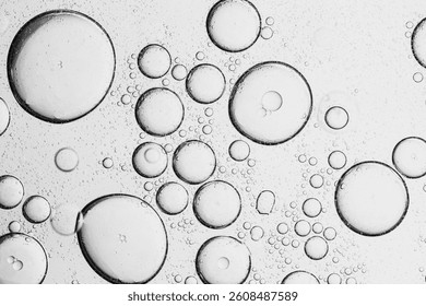 Close-up macro bubble texture,Close up macro Aloe vera gel serum cosmetic texture blue background with bubbles. Cruelty free. Lemongrass gel skincare product. antibacterial liquid with aloe vera, mois - Powered by Shutterstock - Get 15% off with code: PIKWIZARD15
