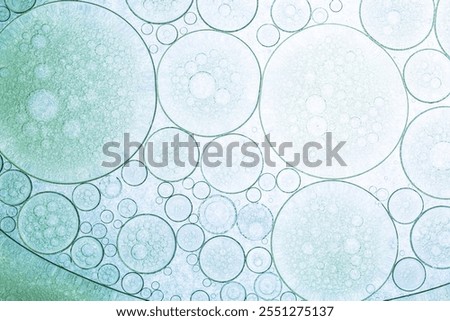 Close-up macro science bubbles,Macro close up of soap bubbles look like scientific image of cell and cell membrane