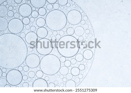 Close-up macro science bubbles,Macro close up of soap bubbles look like scientific image of cell and cell membrane