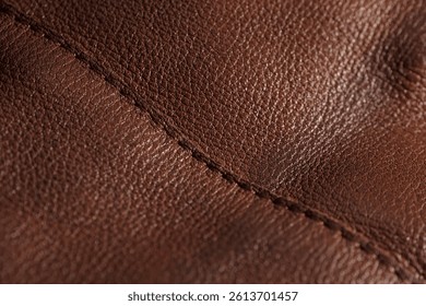 Close-up macro shot capturing unique leather grain and abstract natural patterns on a vintage textured surface
