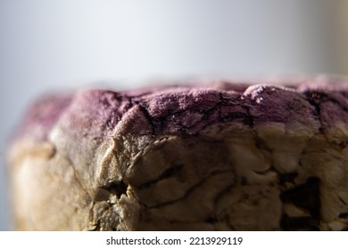 Close-up Macro Shot Of Wine Cork Texture