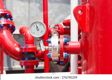 Closeup of manometer in oil and gas process - Shutterstock ID 276745259