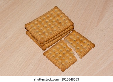 a close-up with many biscuits